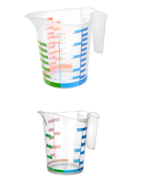 Ölçü Kabı Dereceli Renkli 1000 ML + 500 ML Set - Görsel 4