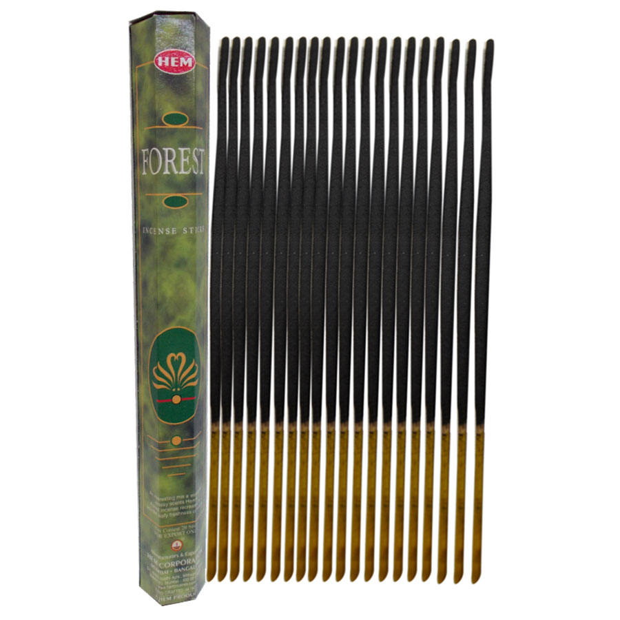 Orman Tütsü - Forest İncense Sticks - Hem Tütsü Orman Kokulu 20 Çubuk Tütsü - Forest - Görsel 1
