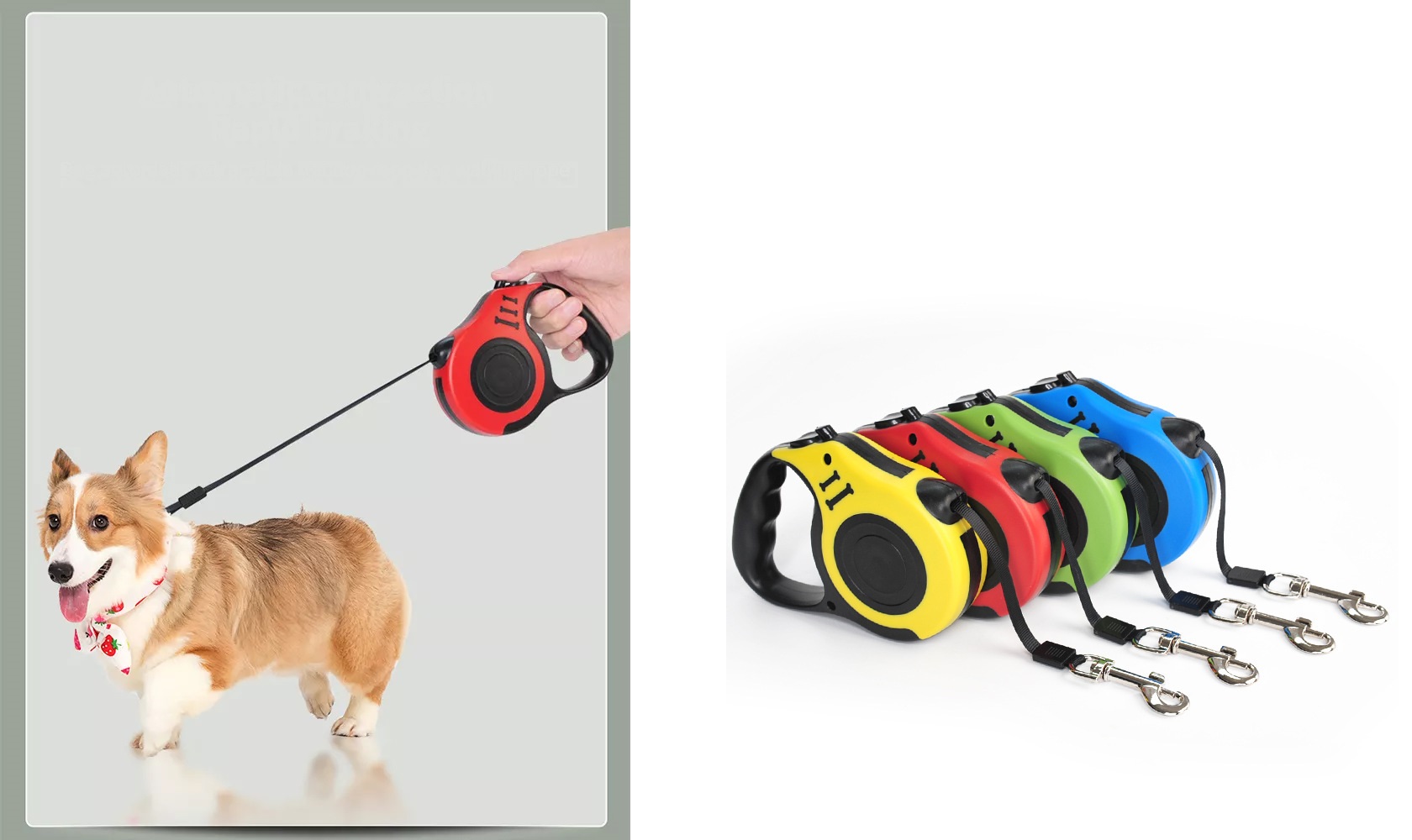 otomatik-3192-1.jpg Otomatik Makaralı Kedi Tasması / Köpek Tasması 3 Metre - 15 KG - Görsel 1
