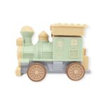 Oyuncak Tren Işıklı Sesli Bas Gitsin 14cm - YEŞİL - 8068A - 1 ADET - Görsel 2