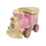Oyuncak Tren Işıklı Sesli Bas Gitsin 14cm - PEMBE - 8068A - 1 ADET - Görsel 2