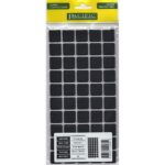 Pacific 6020 BL Yapışkanlı Keçe  20 mm X 20 mm Siyah