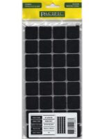 Pacific 6025 BL Yapışkanlı Keçe 25 mm X 25 mm Siyah - Görsel 2
