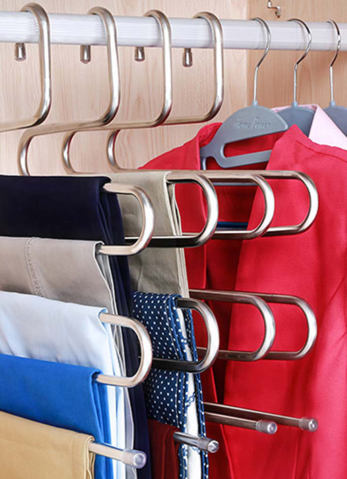 pantolon-836-1.jpg Pantolon Askısı 5 Katlı - Görsel 1