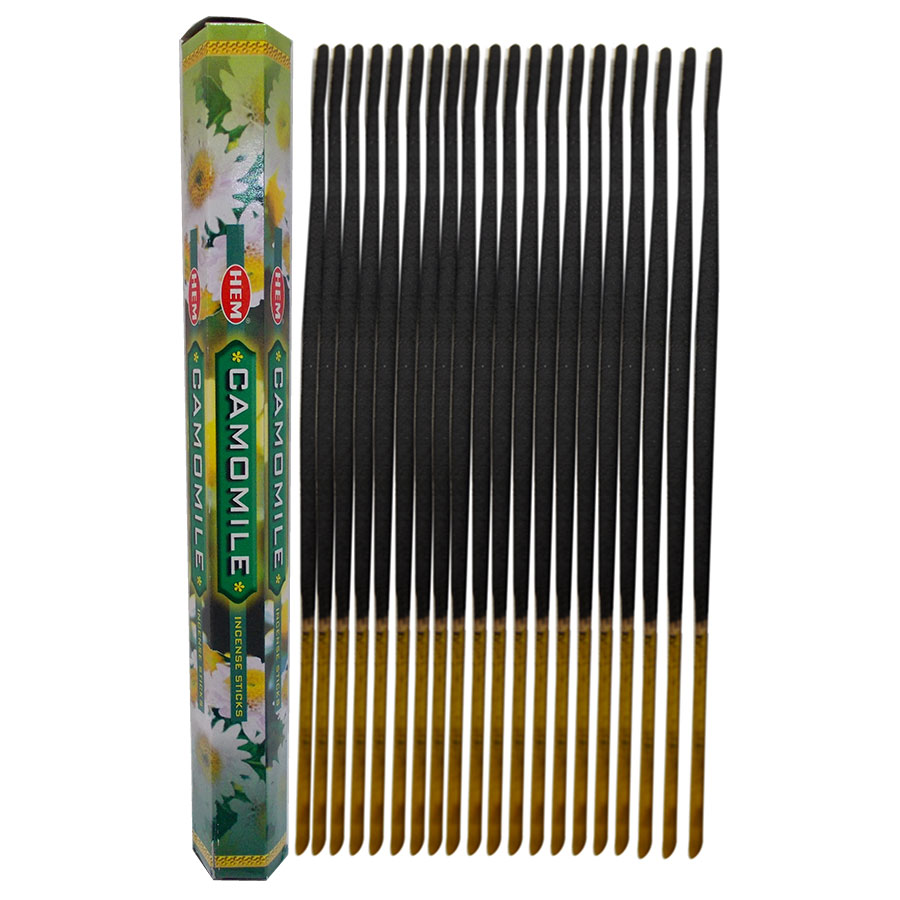Papatya Tütsü - Camomile İncense Sticks - Hem Tütsü Kokulu 20 Çubuk Tütsü - Camomile - Görsel 1