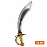 Parlak Metal Görünümlü Plastik Korsan ı 45 cm - Görsel 3