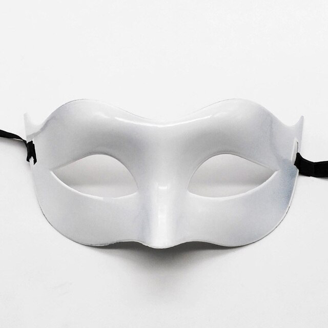 parti-maskesi-beyaz-renk-10x17-cm-resim-1649.jpg Beyaz Renk Masquerade Kostüm Partisi Venedik B Maskesi - Görsel 1