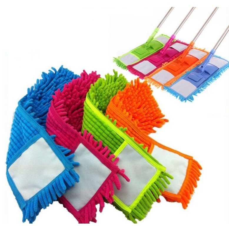 paspas-yed-968-1.jpg Paspas Yedeği Mikrofiber Makarna Mop Paspas Yedeği 40 Cm - Görsel 1