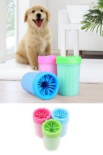 Pati Ayak Yı Kovası Silikon Jel Fırçalı Kedi Köpek  (Küçük)