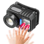PeakStar PS-571 Sensör XPG COB LED USB Şarj Edilebilir Lityum Pilli Zoomlu Kafa Lambası - Görsel 3