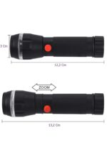 PeakStar PS-7083 Plastik Zoomlu Pilli El Feneri - Görsel 3