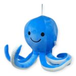 Peluş Sevimli Ahtapot 30 cm - Mavi - 1 ADET
