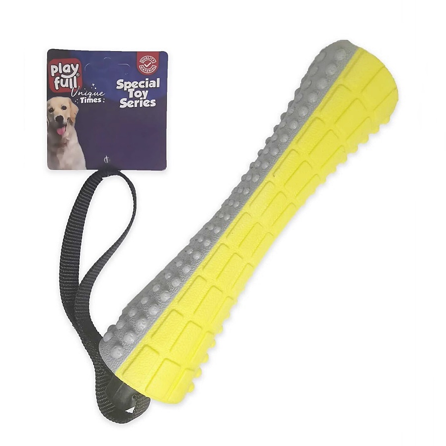 pf-4025-playfull-kopek-oyuncagi-37x5-cm-kopek-oyuncaklari-playfull-1748-70-b-jpg.jpg Sesli Lüx Köpek Eğitim Oyuncağı 37x5 Cm Sarı - Görsel 1
