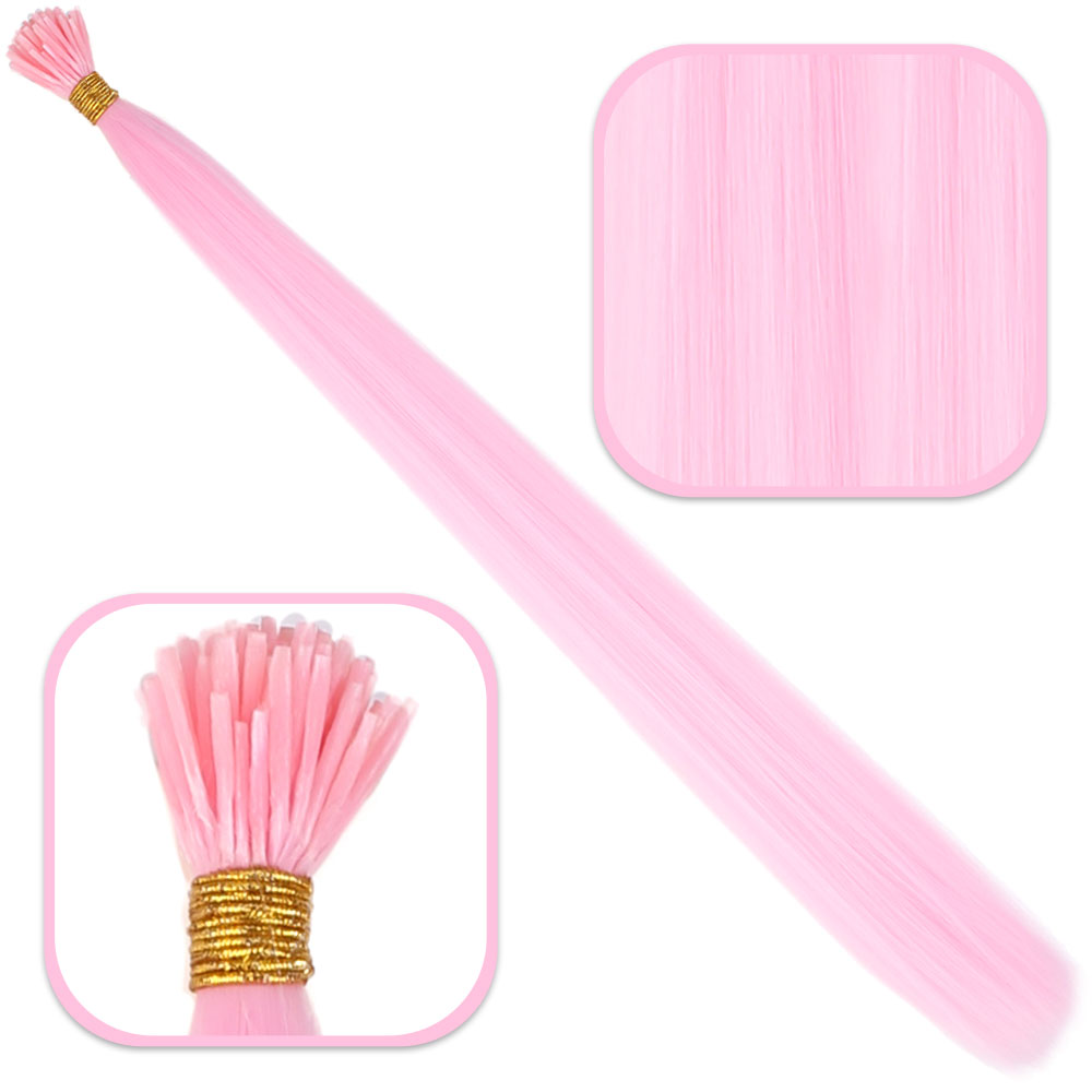 pink2.jpg Fiber Sen Boncuk Kaynaklık Renkli / Şeker Pembe / 100 Adet - Görsel 1