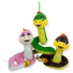 -  PELUŞ 35 CM SEVİMLİ YILAN - 1 ADET