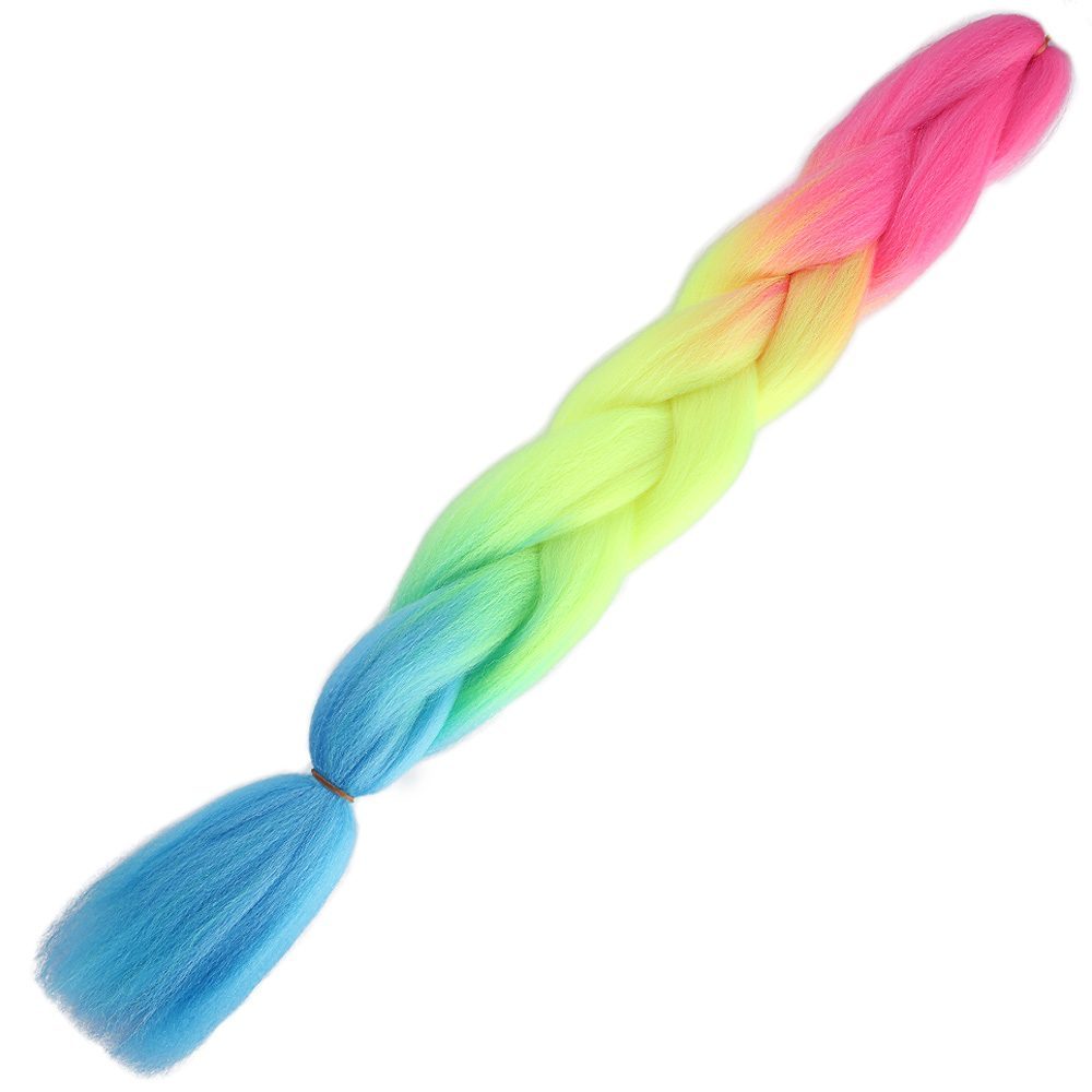 pm05.jpg Afrika Örgülük Ombreli Sen 100 Gr. / Fuşya / Neon Sarı / Açık Mavi - Görsel 1