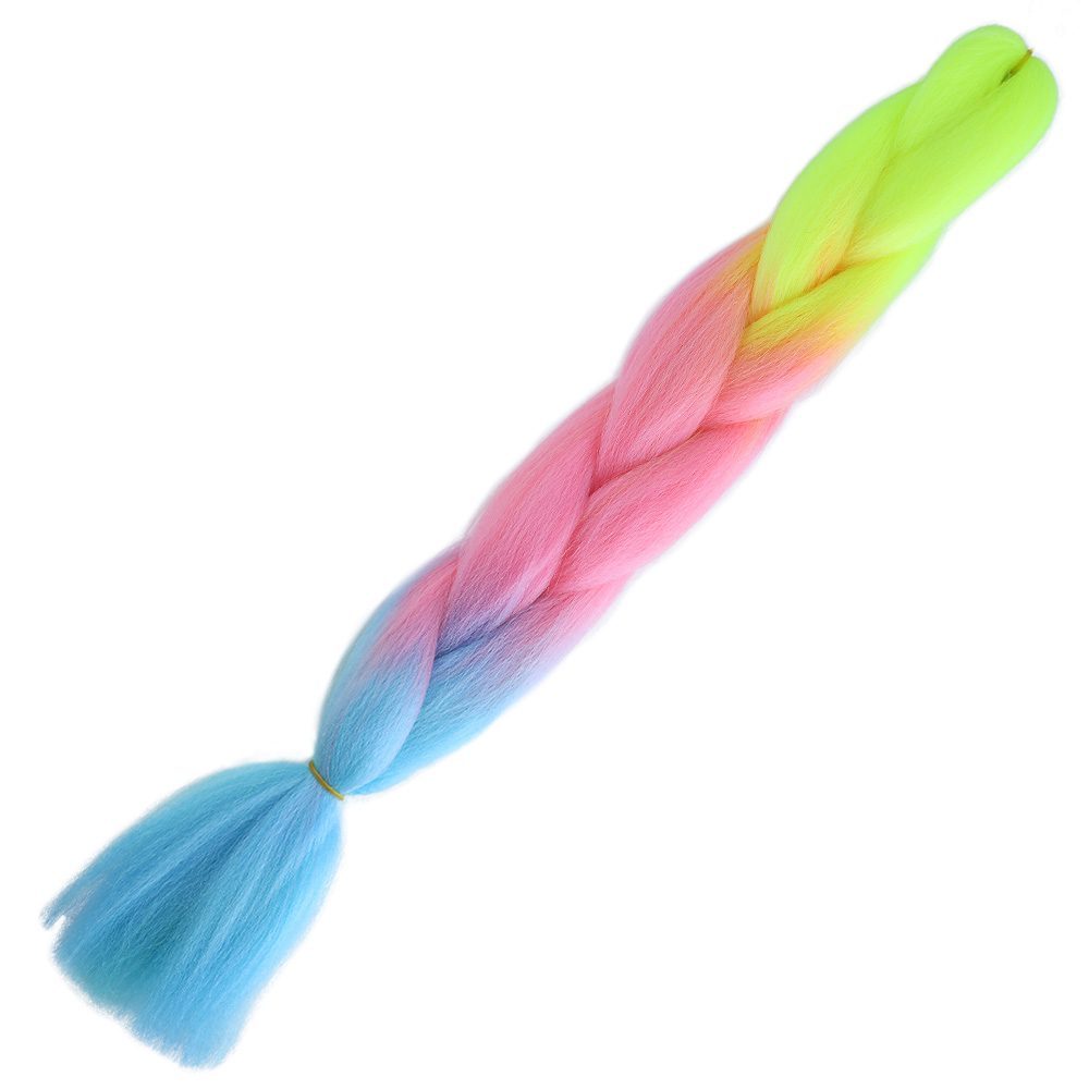 pm07.jpg Afrika Örgülük Ombreli Sen 100 Gr. / Neon Sarı / Pembe / Açık Mavi - Görsel 1