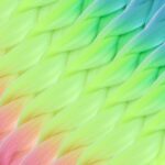 Afrika Örgülük Ombreli Sen  100 Gr. / Açık Mavi / Neon Sarı / Pembe - Görsel 2