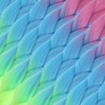 Afrika Örgülük Ombreli Sen  100 Gr. / Pembe / Açık Mavi / Neon Sarı - Görsel 2