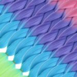 Afrika Örgülük Ombreli Sen  100 Gr. / Pembe / Mor / Açık Mavi / Neon Sarı - Görsel 2