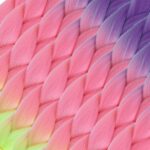 Afrika Örgülük Ombreli Sen  100 Gr. / Mor / Açık Pembe / Neon Sarı - Görsel 2