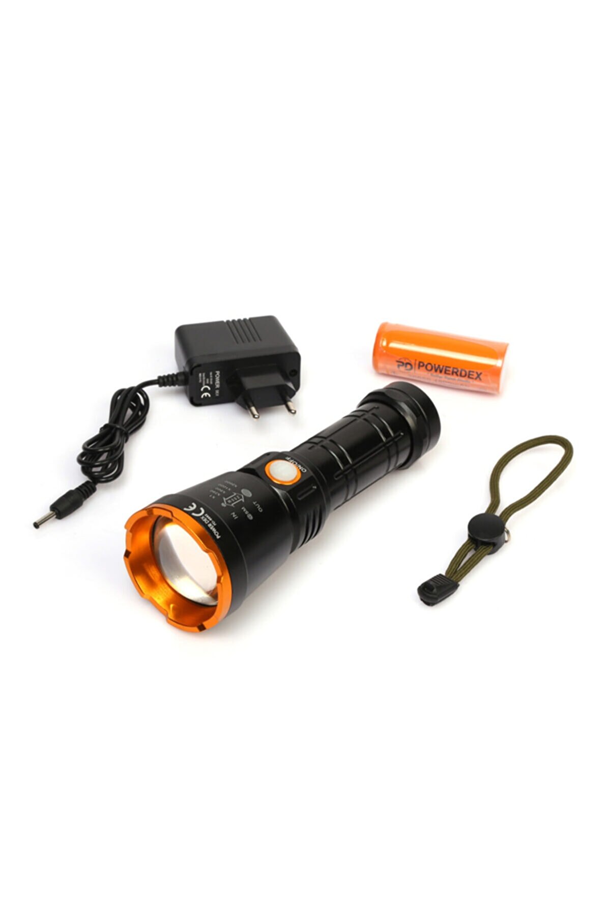 powerdex-pd-6682-1000-lumen-1-14496-1.jpg Pd-6682 1000 Lümen 15 Watt Profesyonel Şarjlı El Feneri - Görsel 1