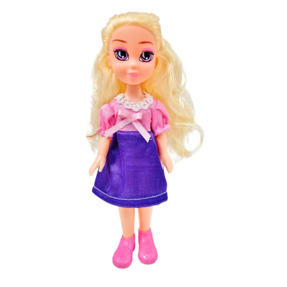 prenses-bebek-22-cm-lmn201-1-39877.jpg Karlar Ülkesi - Karlar Kraliçesi Bebek 25 cm - Sarışın - 1 ADET - Görsel 1