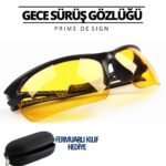 Prime Gece Sürüş ve Sis Gözlüğü Özel Kutulu