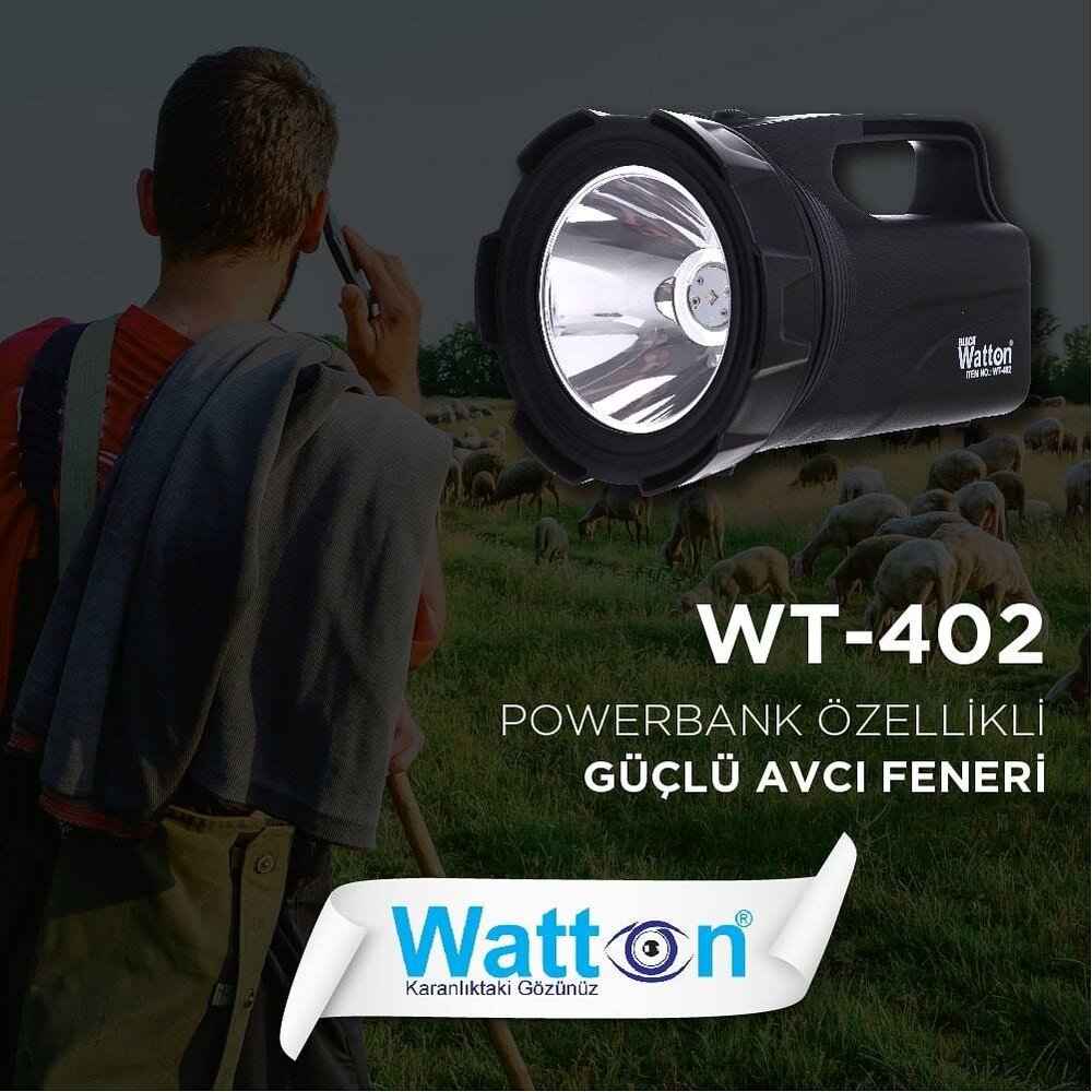 profesyonel-avci-feneri-30-w-18186-1.jpg Profesyonel Avcı Feneri 30 W Gücünde Wt-402 - Görsel 1