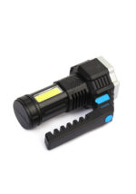 PS-3879 USB Şarj Göstergeli Şarj Edilebilir 7*XPE +COB Led El Feneri - Görsel 4