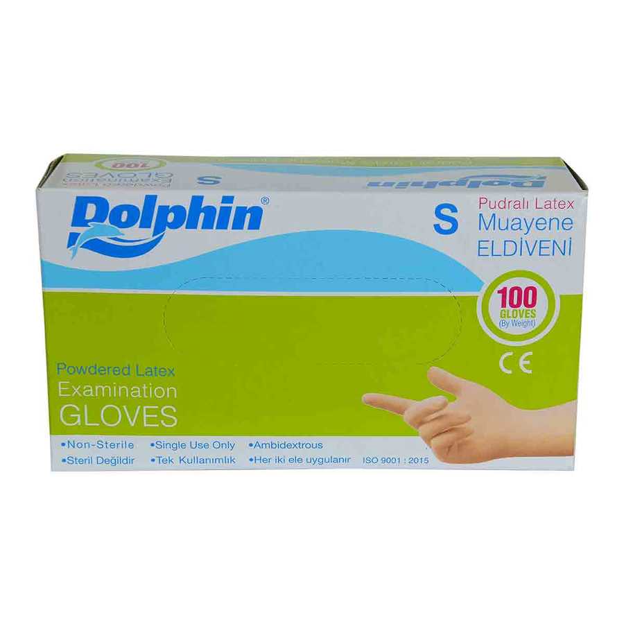 pudrali-beyaz-latex-muayene-eldiveni-kucuk-boy-s-100-lu-paket-dolphin-27703-97-b.jpg Pudralı Beyaz Latex Muayene Eldiveni Küçük Boy (S) 100 Lü Paket - Görsel 1