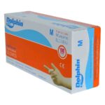 Pudrasız Beyaz Latex Muayene Eldiveni Orta Boy (M) 100 Lü Paket - Görsel 4