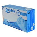 Pudrasız Mavi Nitril Eldiven Büyük Boy (L) 100 Lü Paket - Görsel 4