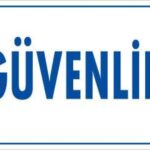 Güvenlik Uyarı Levhası 17,5x25