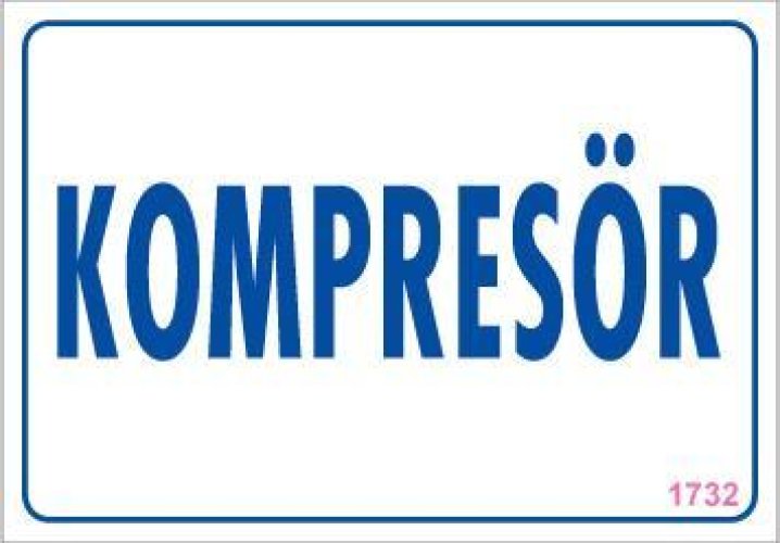 pvc-ikaz-levhasi-17-5x25-kod-1732-12193.jpg Kompresör Uyarı Levhası 17,5x25 - Görsel 1