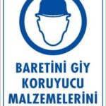 Baret Giy Uyarı Levhası 25x35