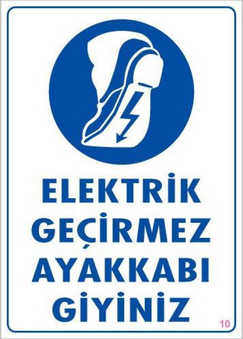 pvc-ikaz-levhasi-25x35-kod-10-12099.jpg Elektrik Geçirmez Ayakkabı Levhası - Görsel 1