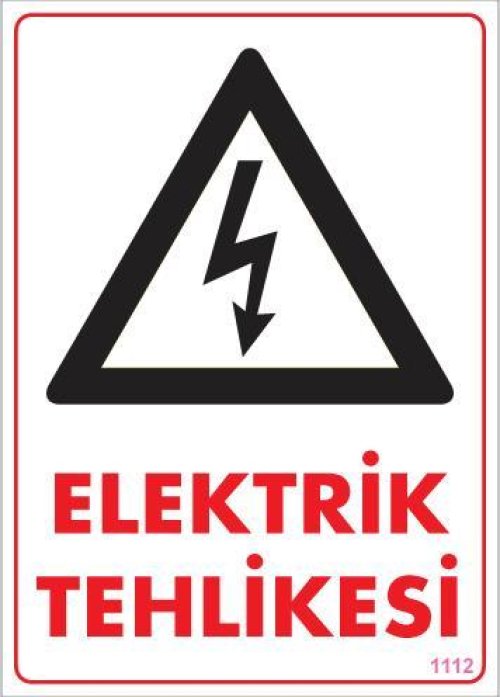 pvc-ikaz-levhasi-25x35-kod-1112-18951.jpg Elektrik Tehlikesi Uyarı Levhası 25x35 - Görsel 1