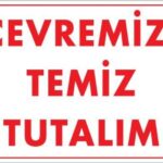 Temizlik Düzen Uyarı Levhası (1204)