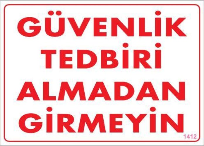 pvc-ikaz-levhasi-25x35-kod-1412-18953.jpg Güvenli Tedbiri Uyarı Levhası 25x35 - Görsel 1