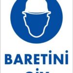 Baret Giy Uyarı Levhası (Kod 23)