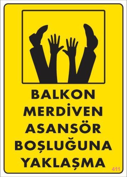 pvc-ikaz-levhasi-25x35-kod-411-12122.jpg Boşluğa Yaklaşma Uyarı Levhası - Görsel 1