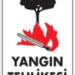 Yangın Tehlikesi Uyarı Levhası
