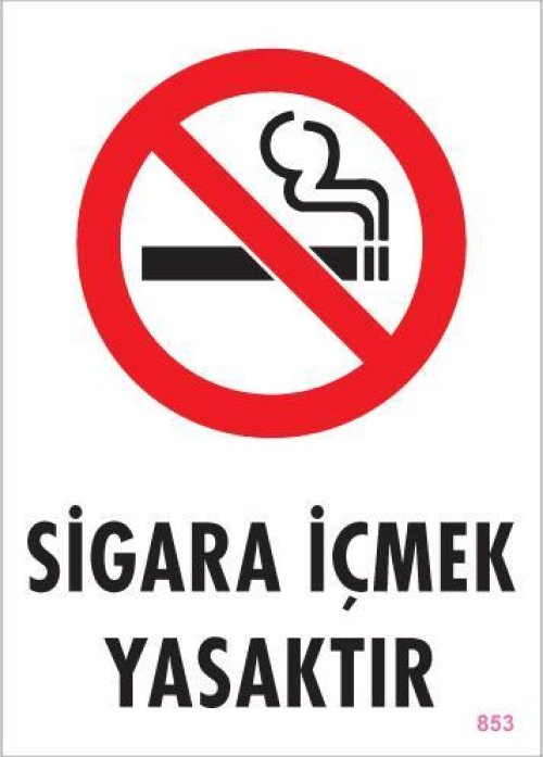 pvc-ikaz-levhasi-25x35-kod-853-12145.jpg Sigara İçmek Yasaktır Uyarı Levhası - 25x35 cm - Görsel 1