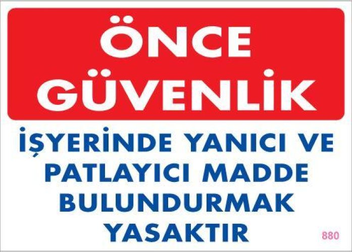 pvc-ikaz-levhasi-25x35-kod-880-12150.jpg Yanıcı ve Parlayıcı Madde Levhası - Görsel 1