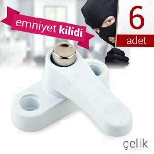 pvc-kapi-5576-1.jpg Pvc Kapı Pencere Emniyet Kilidi - ÇELİK - 6 Adet - Görsel 1