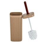 Rattan Wc Klozet Temizleme Fırçası - Antrasit - Görsel 2