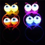 Rengarenk 3 Farklı Fonksiyonda Yanan Led Işıklı Uzaylı Göz Taç 1 Adet 18x12 cm - Görsel 2