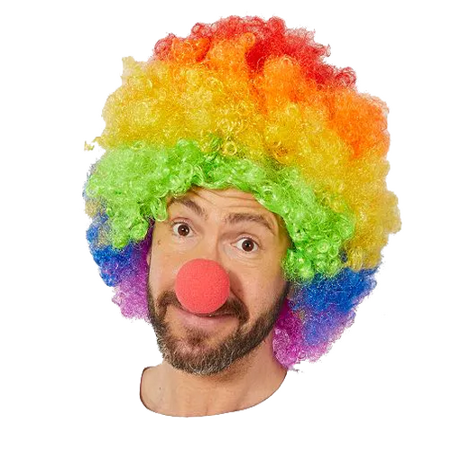 rengarenk-gokkusagi-afro-bonus-peruk-ve-kirmizi-renk-sunger-burun-120-gr-resim-2813.png Rengarenk Gökkuşağı Afro Bonus Peruk ve Kırmızı Renk Sünger B 120 gr - Görsel 1