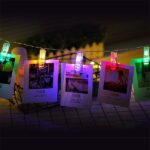 Renkli Işıklı Mandallı Fotoğraf Albümü 10 lu - RGB - Görsel 3
